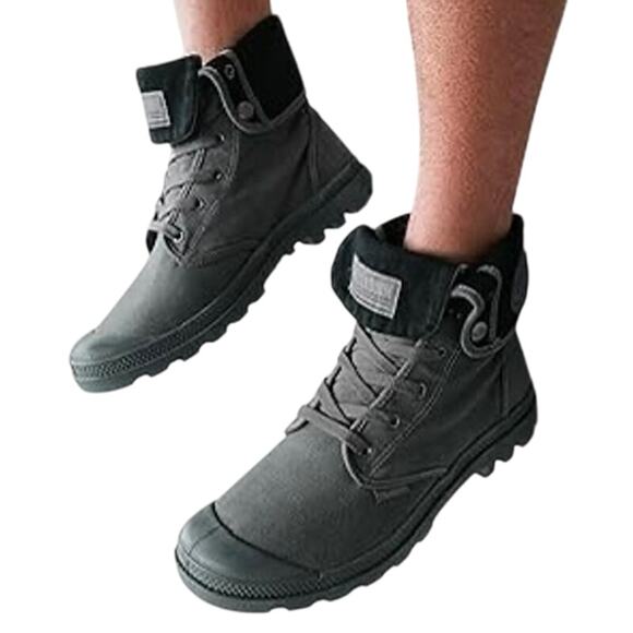 PALLADIUM Baggy Titanium High Rise Shoe US Mens 10 / Euro 43 New in Box MSRP $80 - Picture 7 of 10